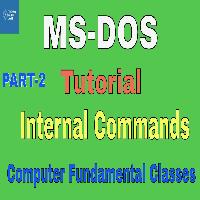 NDLI: MS DOS tutorial - Internal Commands - Computer Fundamental